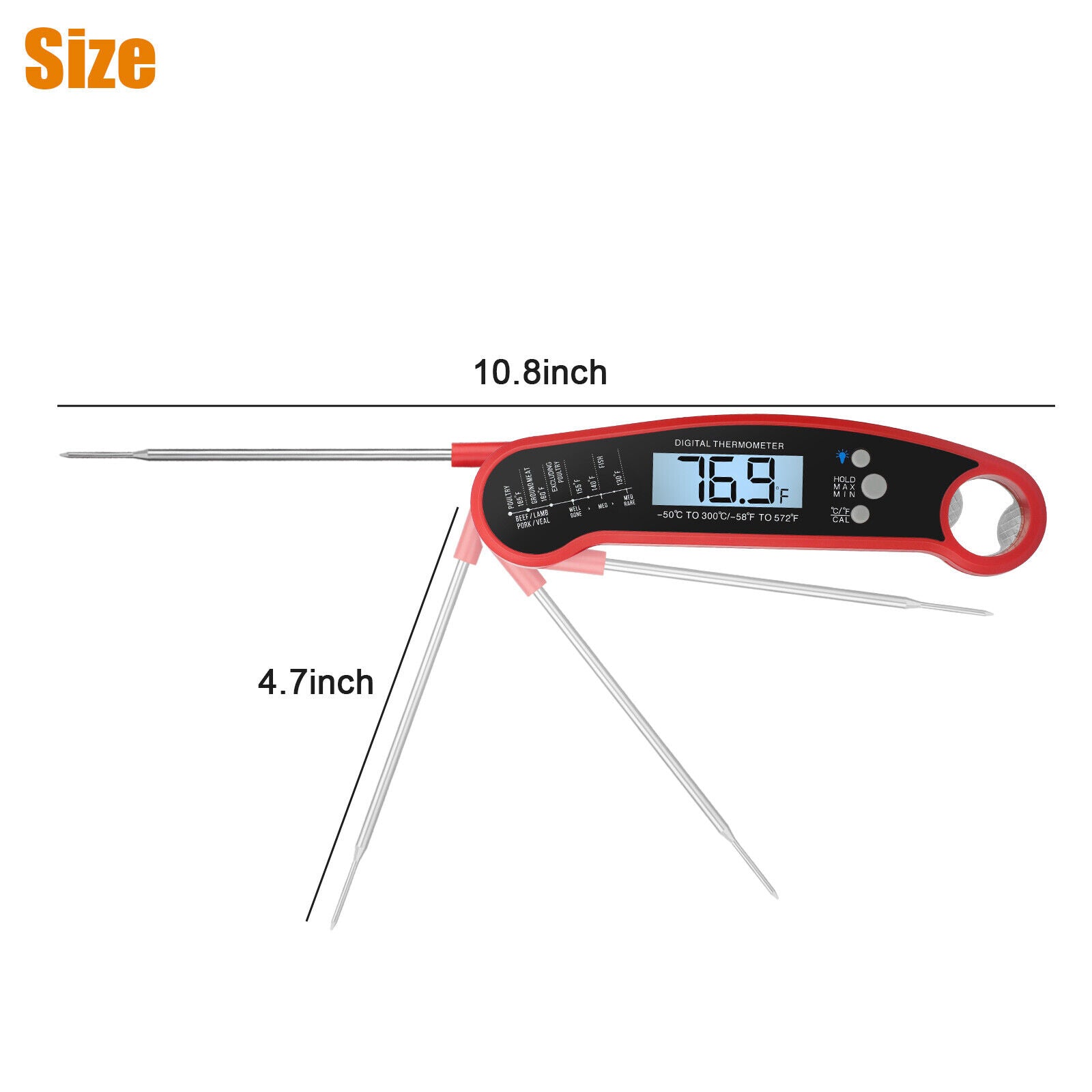 Kitcheniva Instant Read Digital Meat Thermometer