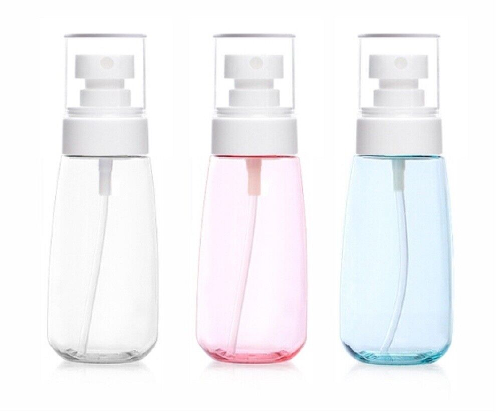 Kitcheniva 3-Pieces Transparent Plastic Round Spray Bottle