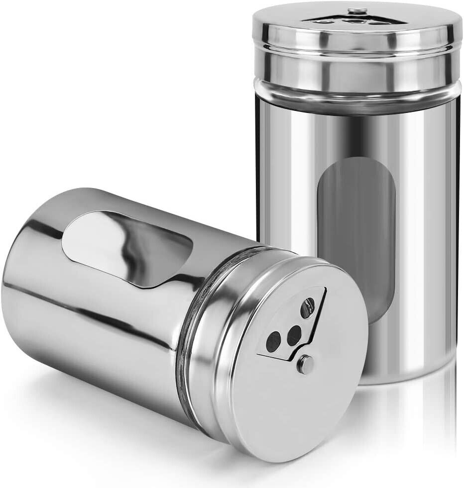 Kitcheniva Electric Salt & Pepper Grinder Pack of 2 - Stainless