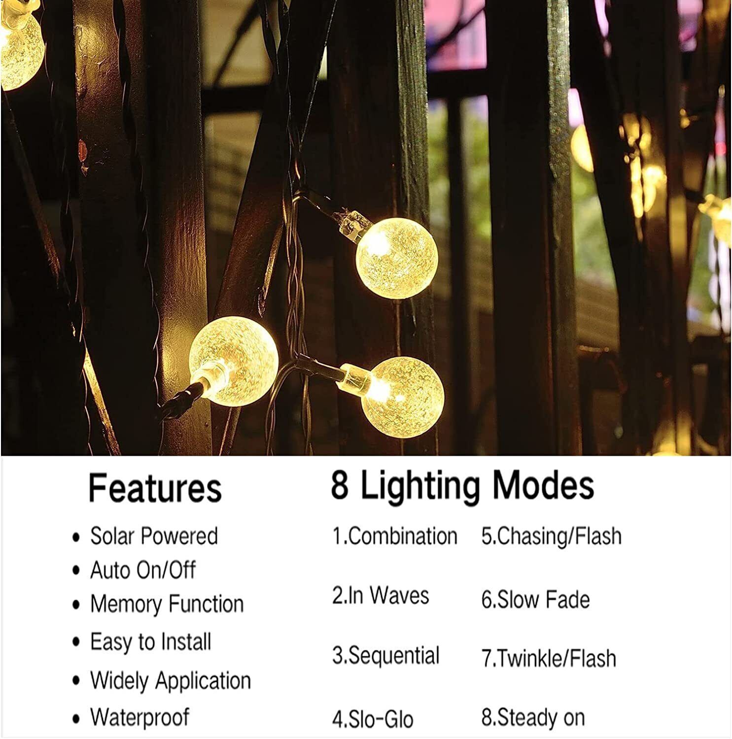 Kitcheniva Solar Powered 30 LED String Light