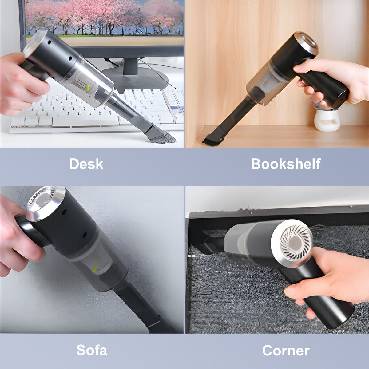 Kitcheniva Handheld Strong Suction Portable Wet Dry Vacuum Cleaner