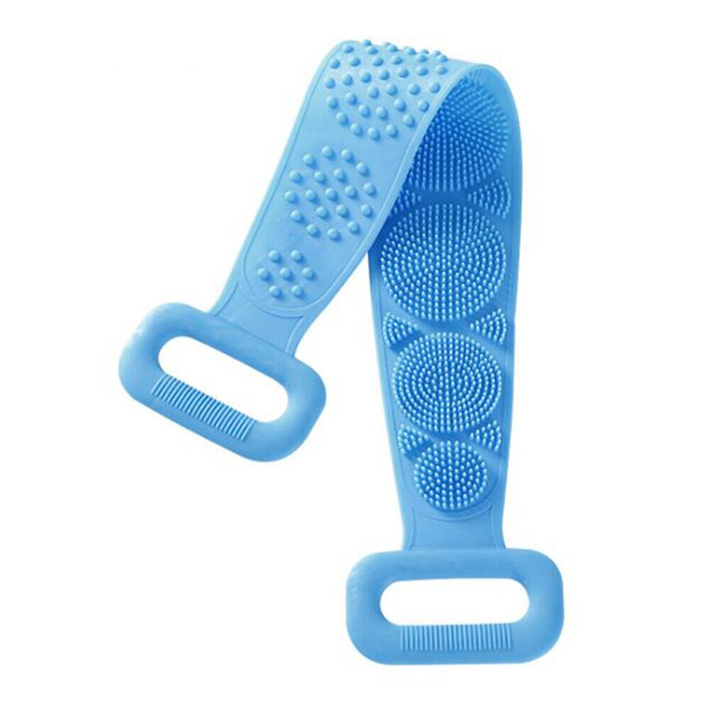 Kitcheniva Silicone Bath Towel Back Brush Scrubber Exfoliating Scrub Body Wash Dual Side