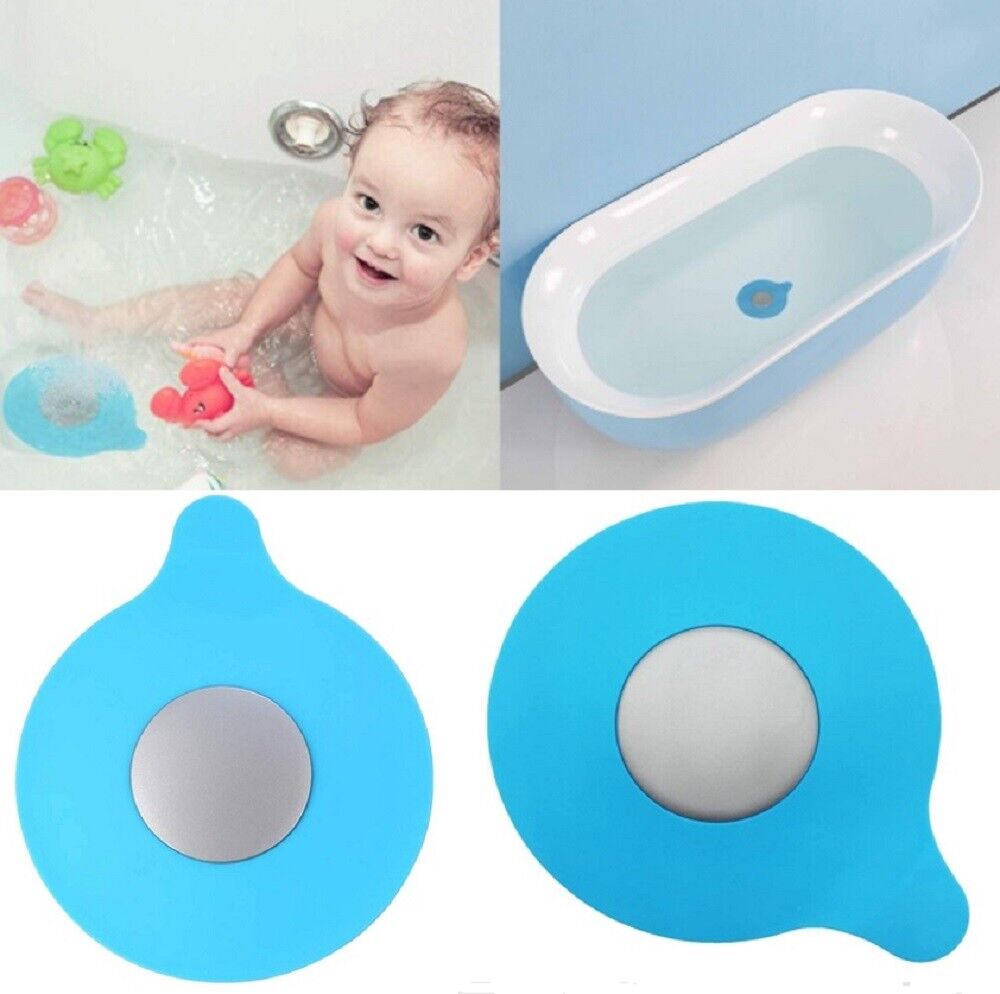 Kitcheniva 2-PCS Silicone Tub Sink Rubber Water Stopper Kitchen Bath