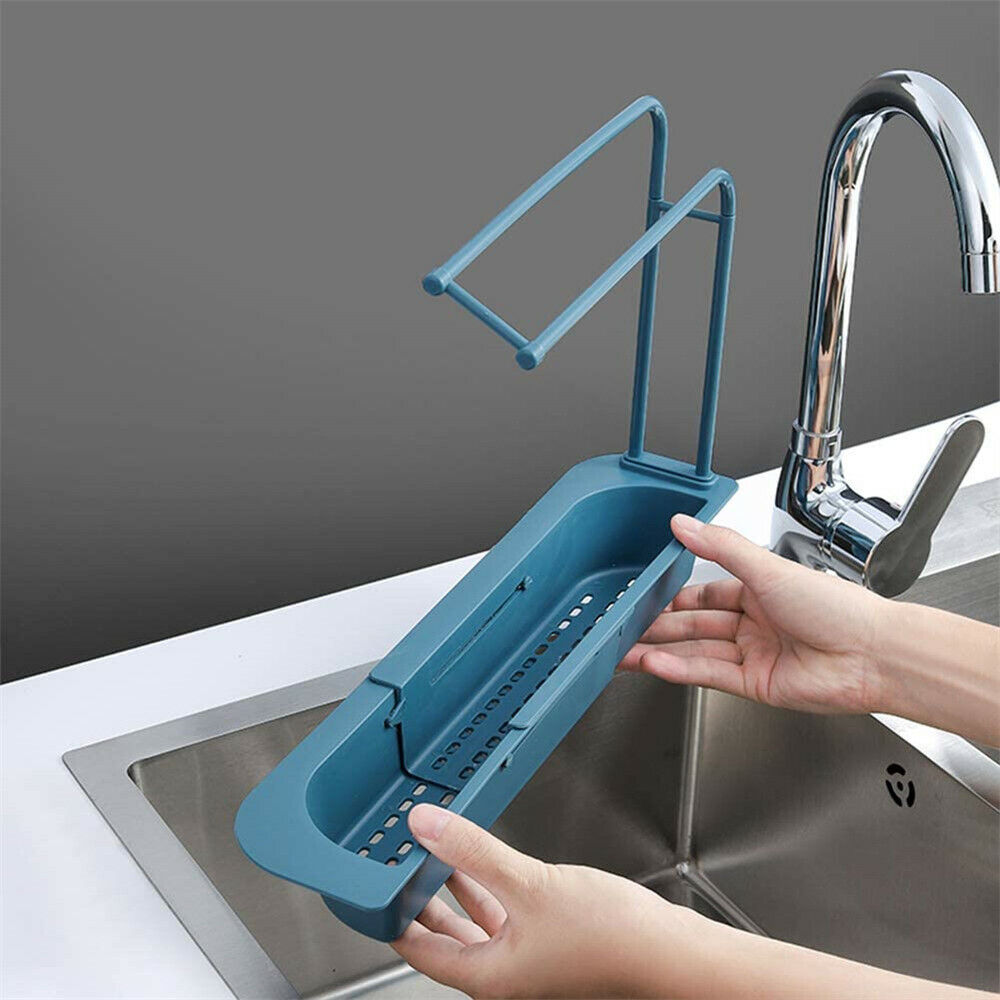 Kitcheniva Sink Rack Telescopic Holder Expandable Storage Drain