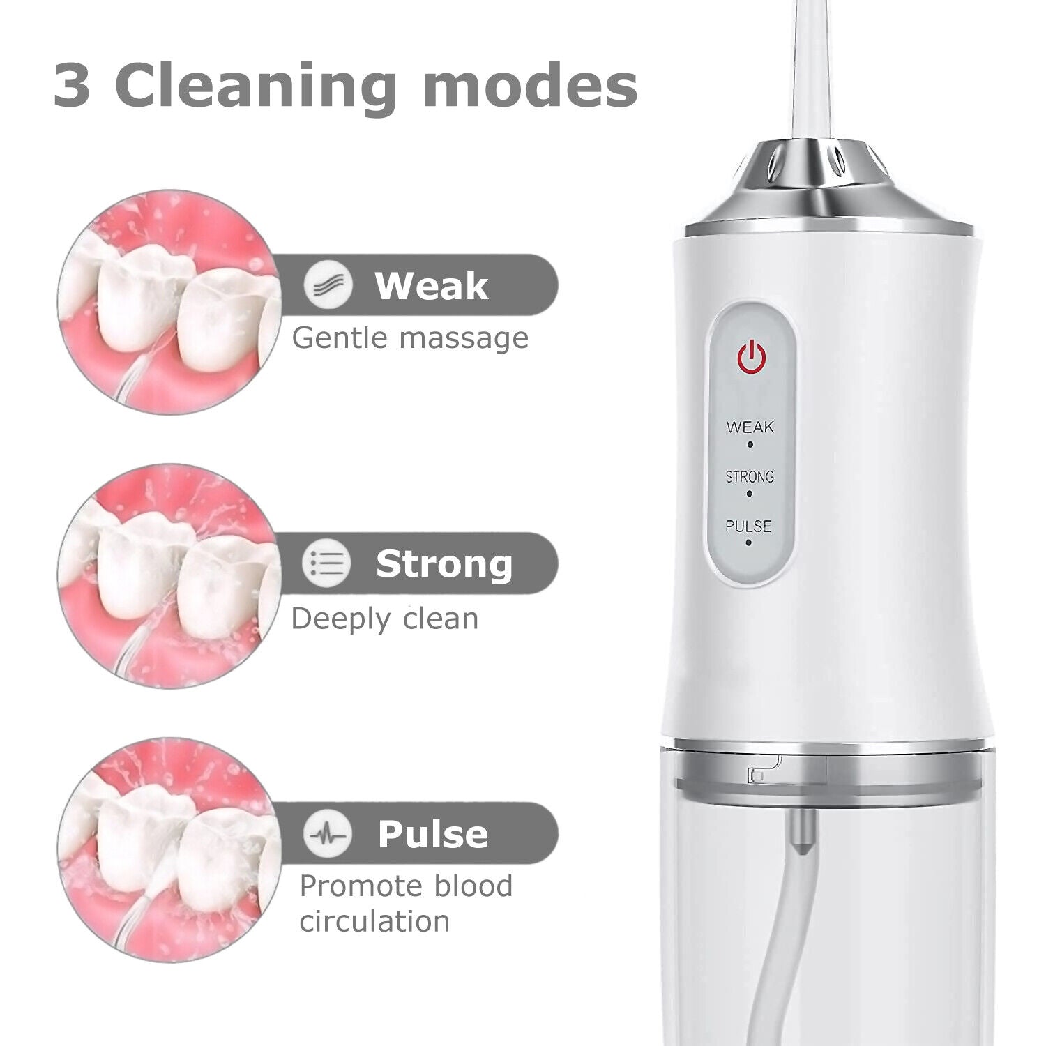 Kitcheniva Dental Care Water Floss Irrigator Tooth Cleaner