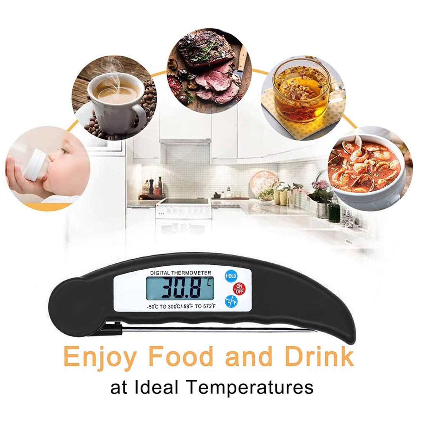 Kitcheniva Digital Food Thermometer