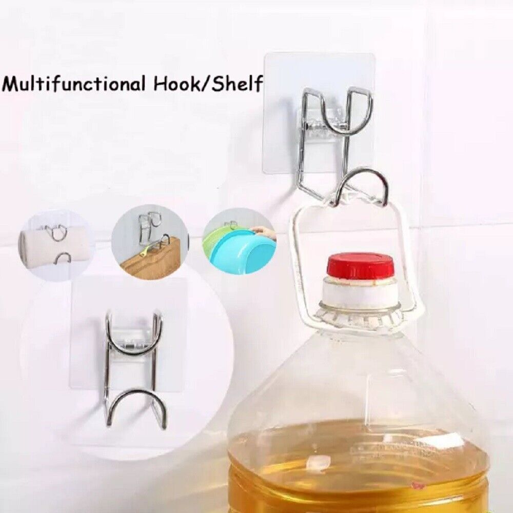 Kitcheniva 4-PCS Household Hooks Multifunctional Washbasin Stand