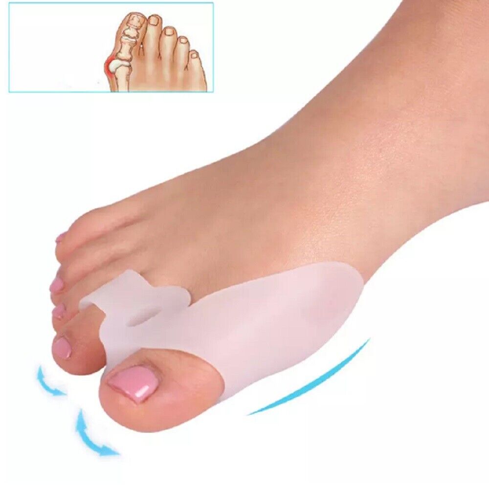 Kitcheniva 1 Pair Silicone Gel Bunion Toe Corrector