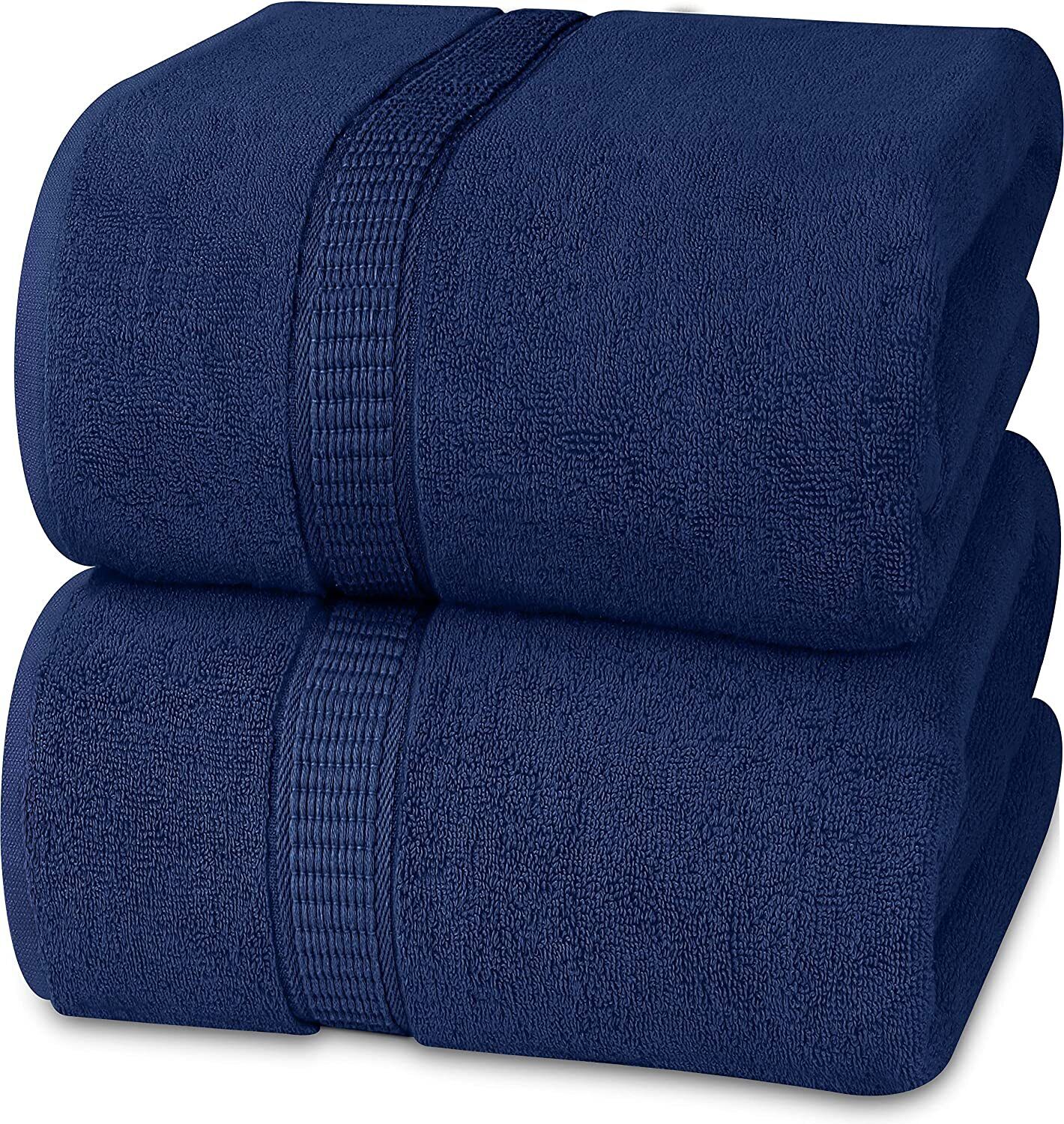 Kitcheniva Luxurious Jumbo Bath Towel Sheets 600 GSM 2 Packs