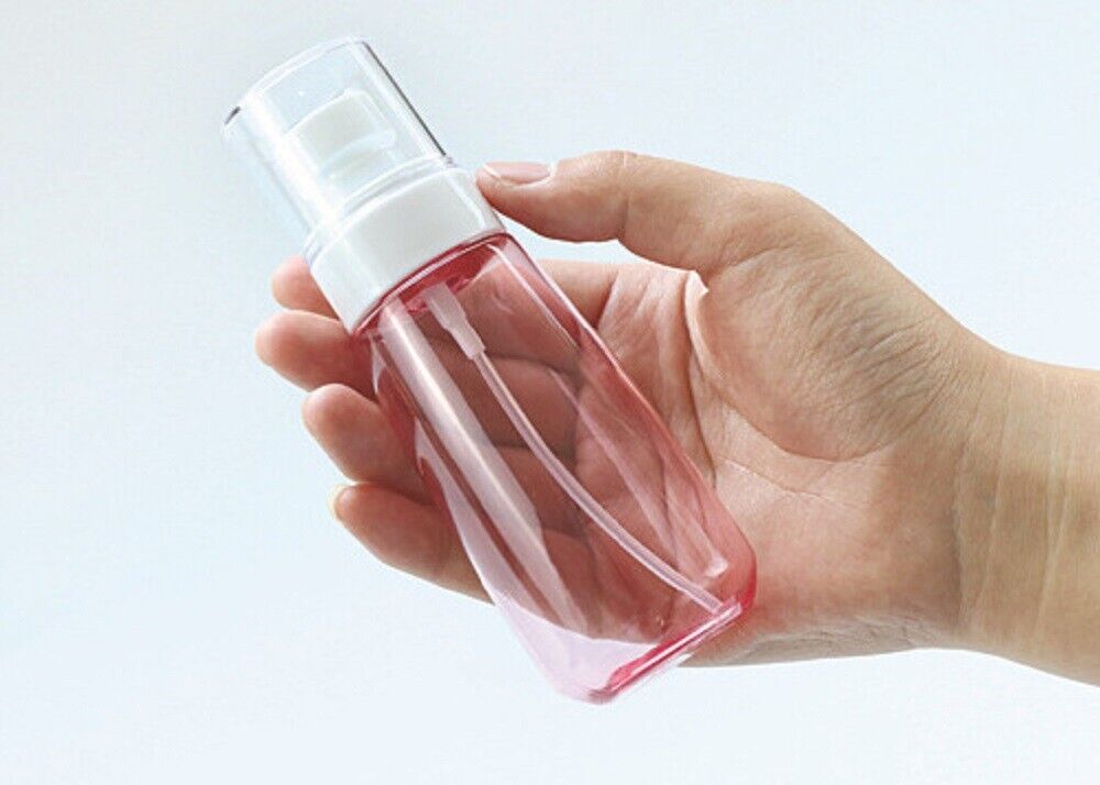 Kitcheniva 3-Pieces Transparent Plastic Round Spray Bottle