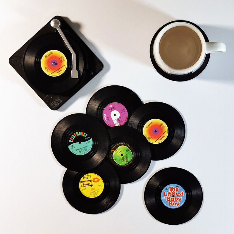 Kitcheniva Vinyl Coaster Set of 6