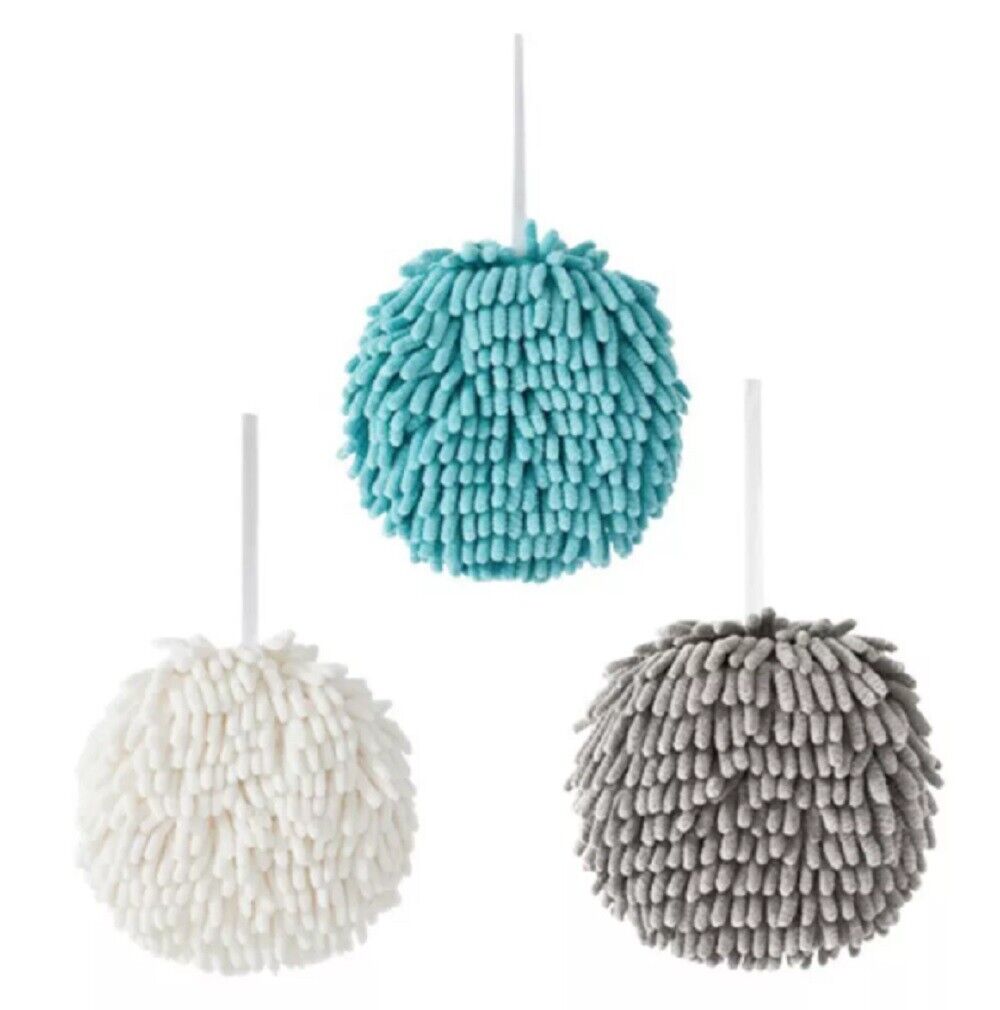 Kitcheniva Super Absorbent Hand Towel Ball Set of 3