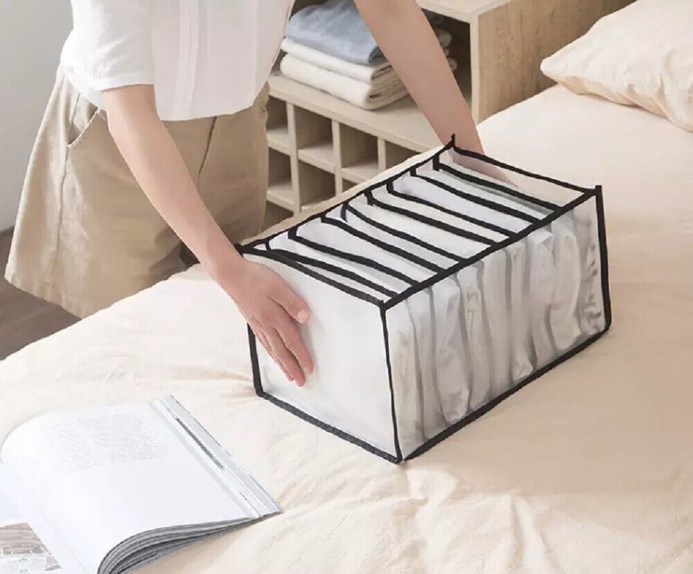 Kitcheniva 2 Foldable Drawer Organizer Closet Storage Box