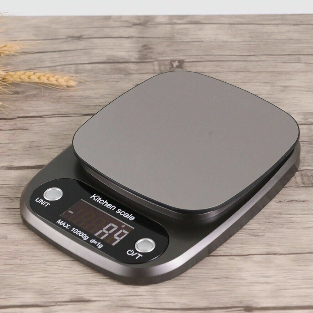 Kitcheniva Kitchen Food Scale for Cooking Baking Diets, 22lbs Capacity 10kg x1g)