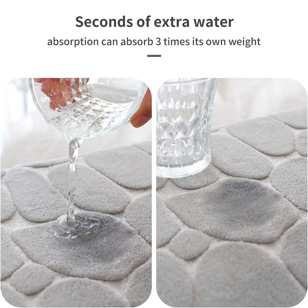 Kitcheniva Non-Slip Super Absorbent Memory Foam Bath Mat