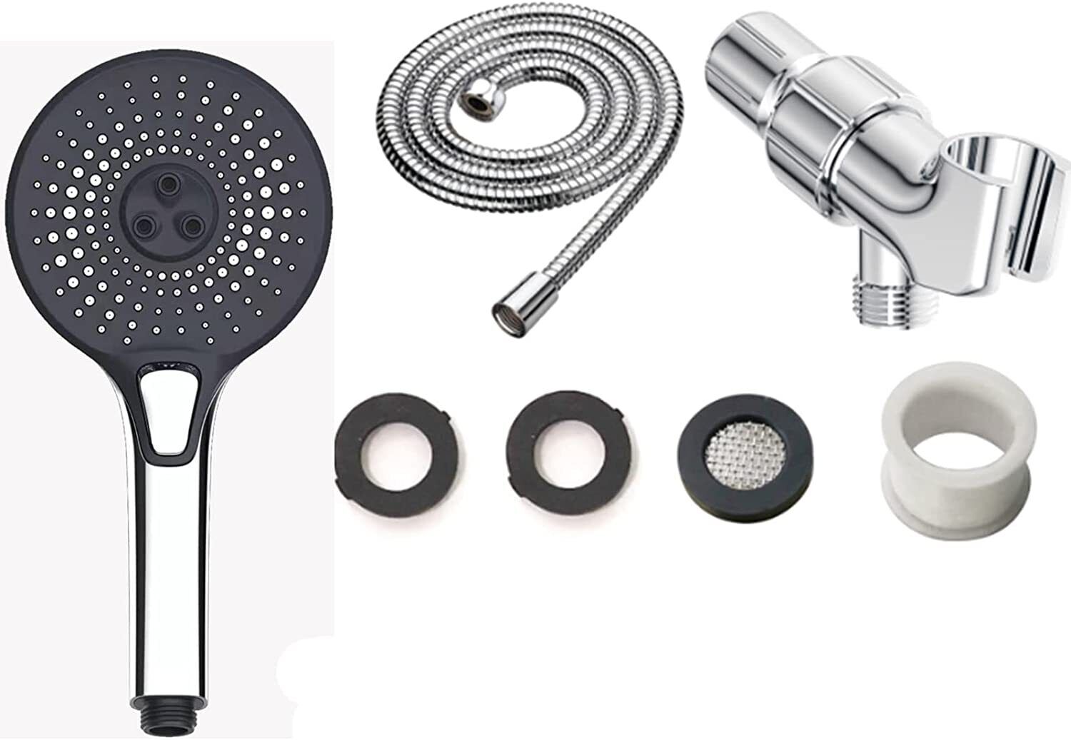 Kitcheniva 5'' Handheld High Pressure Shower Head 5-Setting