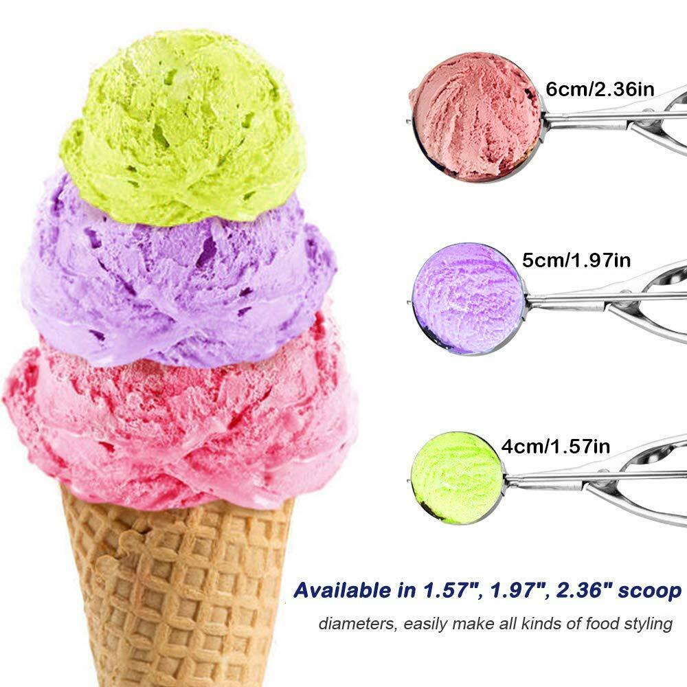 Kitcheniva Stainless Steel Ice Cream Scoop 5cm