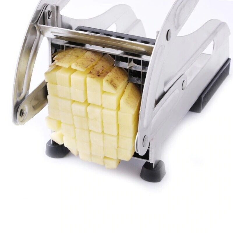 Kitcheniva Stainless Steel French Fry Cutter Potato Vegetable Slicer