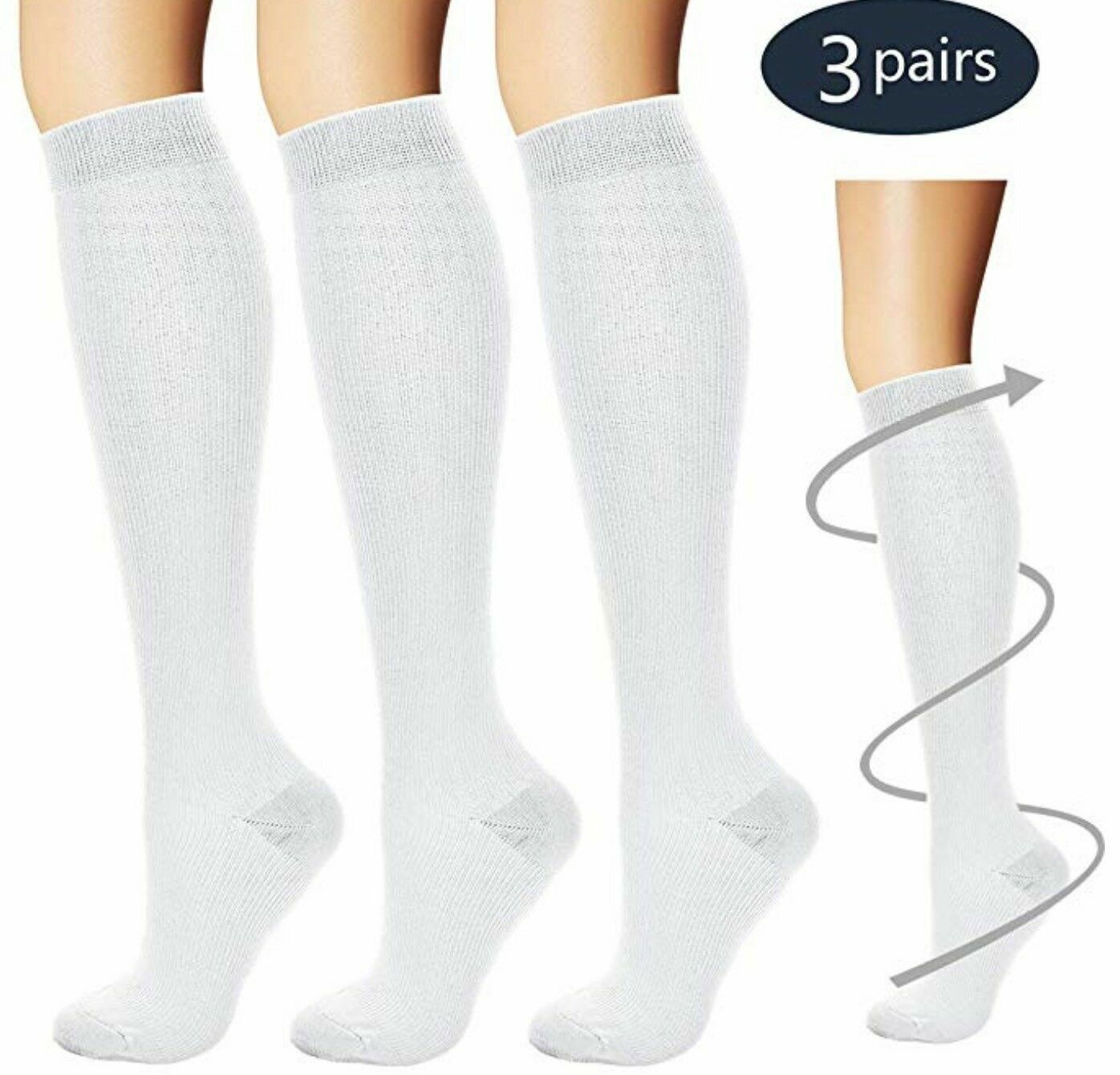 Kitcheniva Compression Support Socks Pack of 3