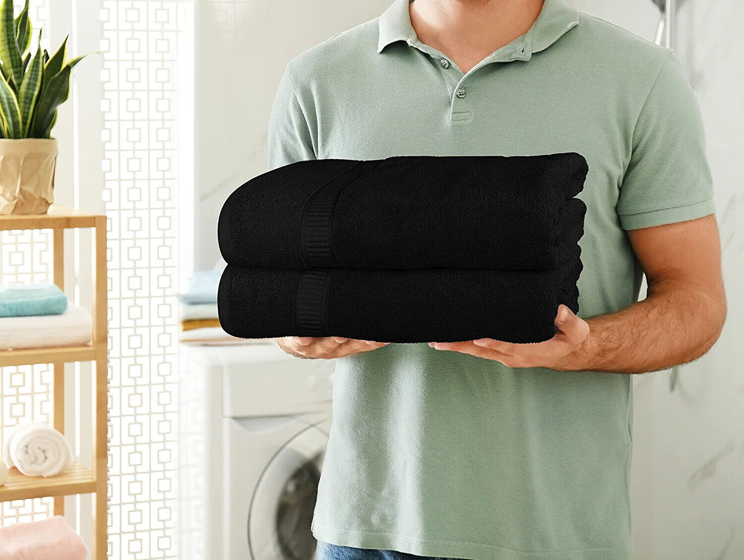 KItcheniva Luxurious Jumbo Bath Towels 600 GSM