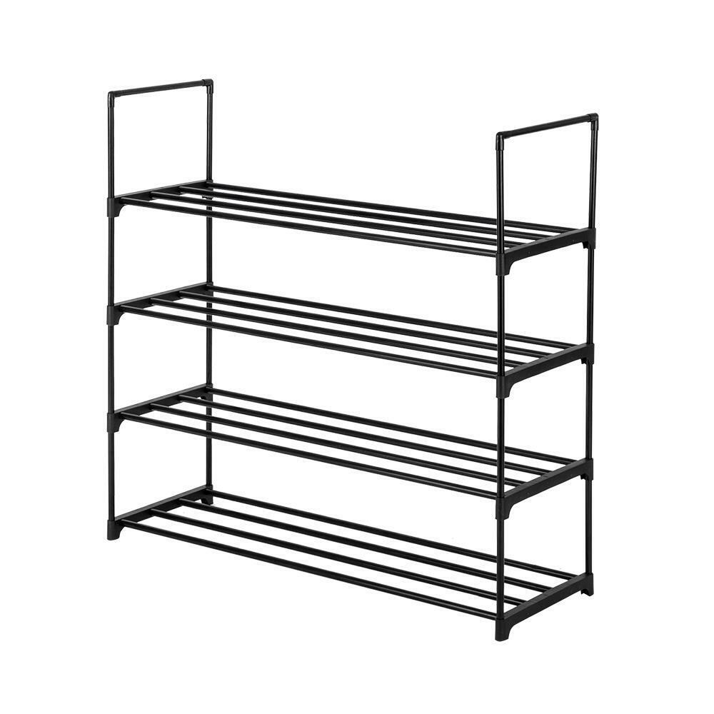 Kitcheniva Metal Shoe Racks Storage Organizer 4 Tiers