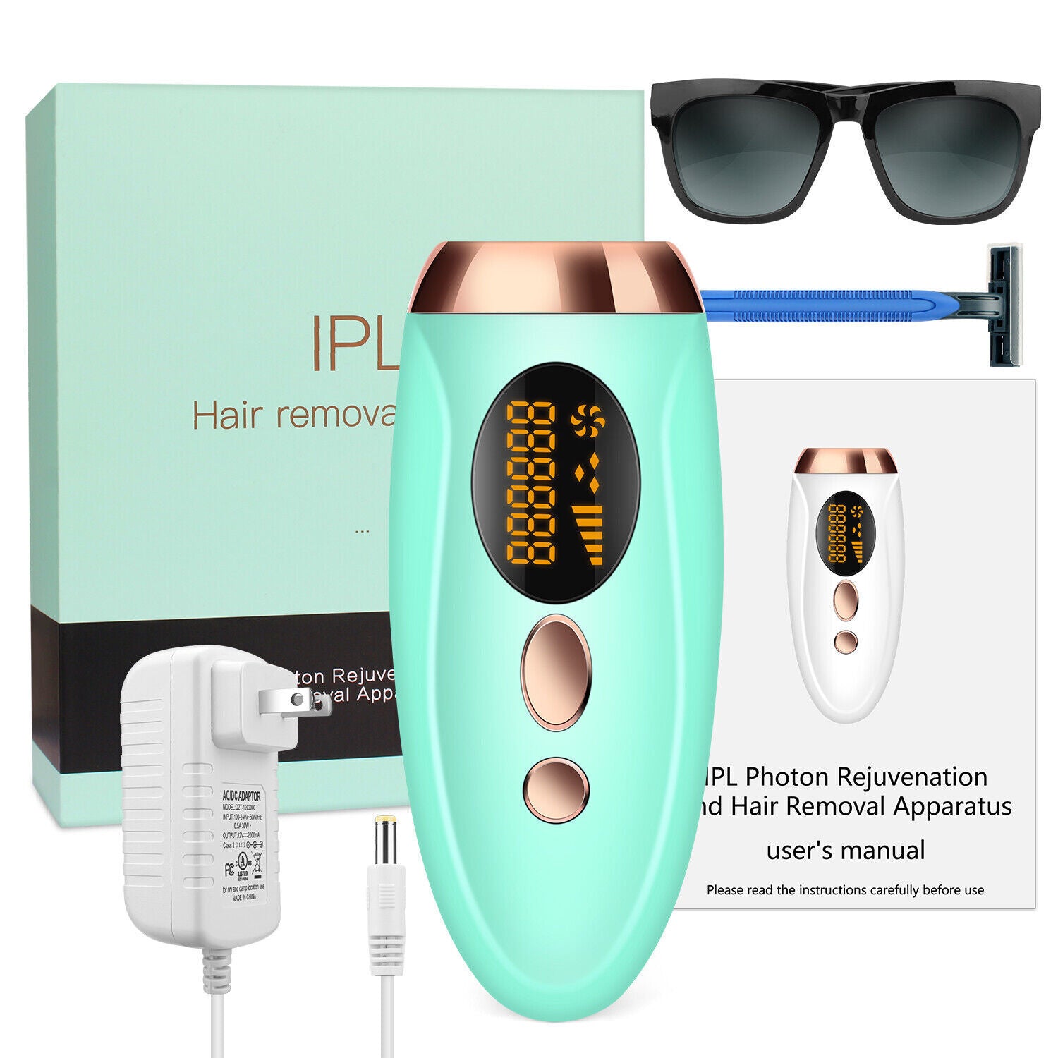 Kitcheniva Permanent IPL Laser Hair Removal Device