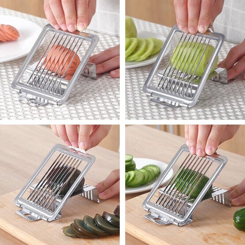 Kitcheniva Stainless Steel Boiled Egg Slicer