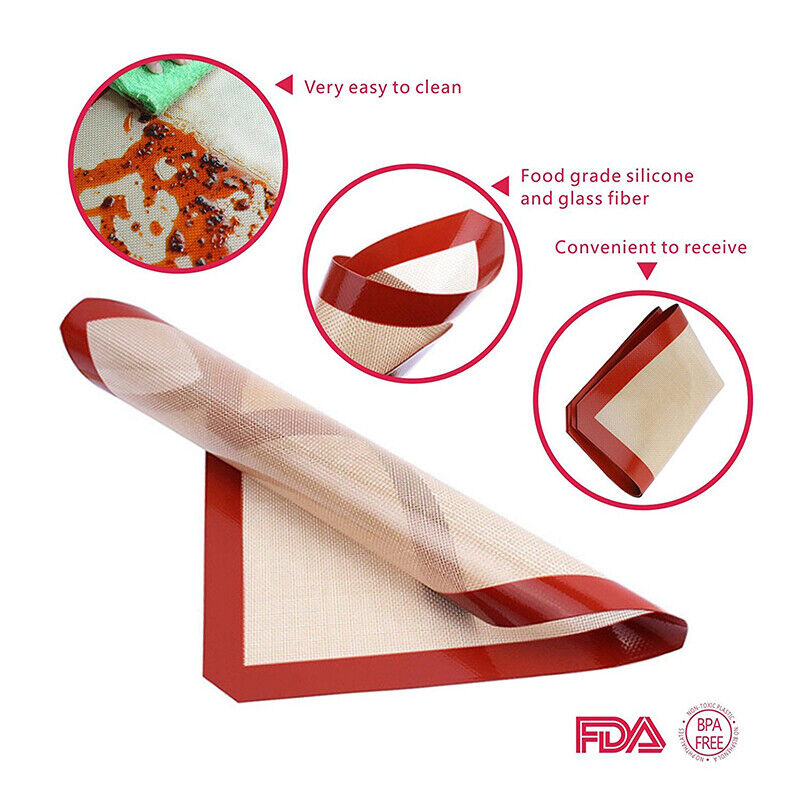 Kitcheniva 2-Pcs Silicone Baking Mat