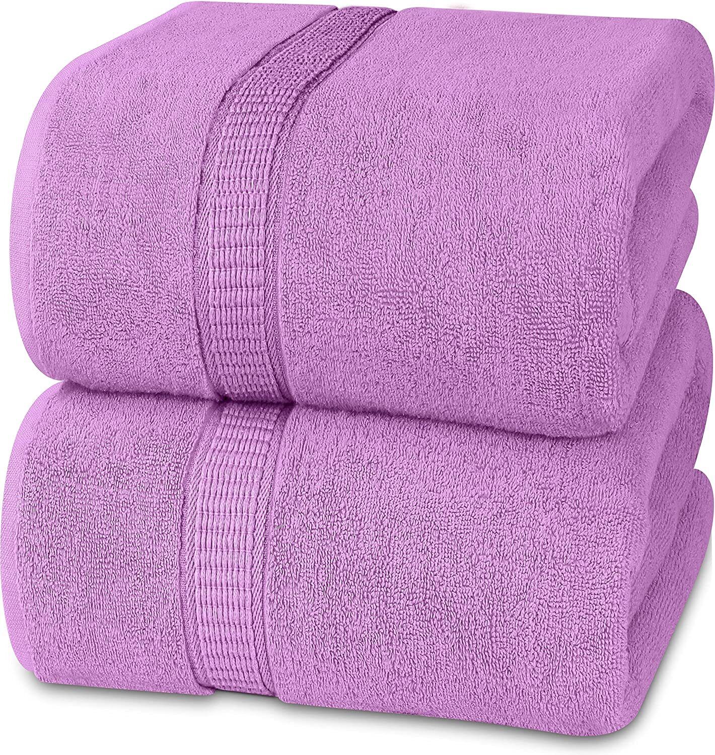 Kitcheniva Luxurious Jumbo Bath Towel Sheets 600 GSM 2 Packs