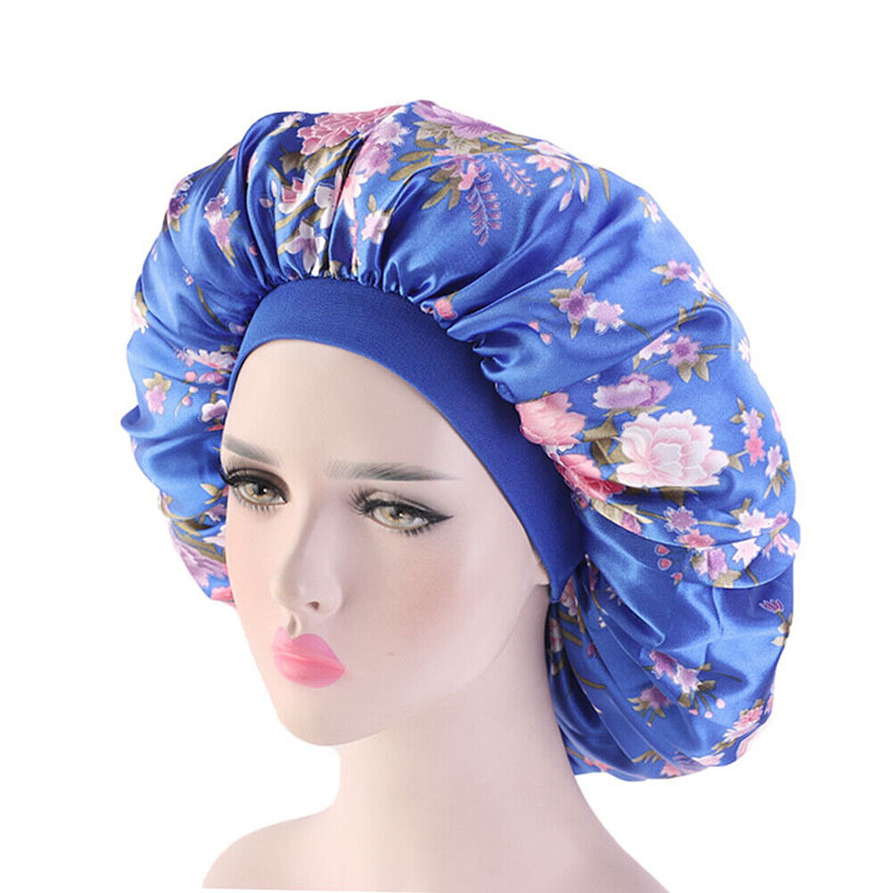 Kitcheniva Extra Large Long Hair Care Satin Bonnet Cap