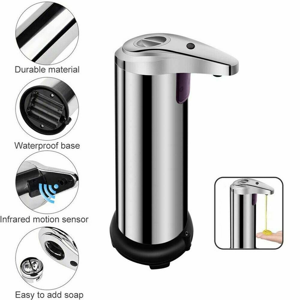 Kitcheniva Automatic Soap Dispenser Stainless Steel