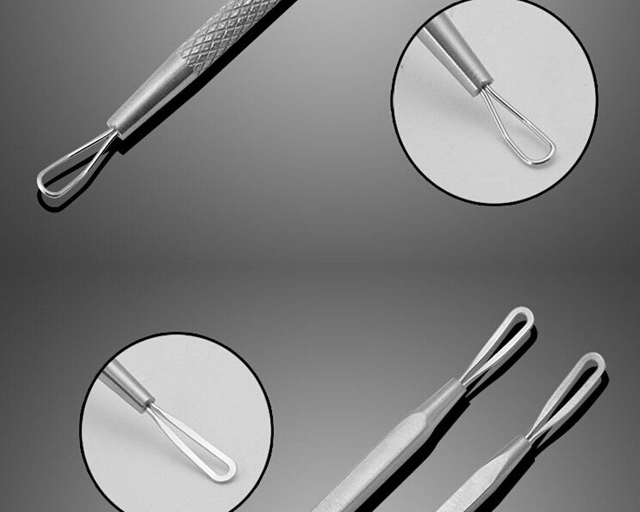 Kitcheniva 7-Pieces Blackhead Acne Comedone Pimple Blemish Extractor Remover