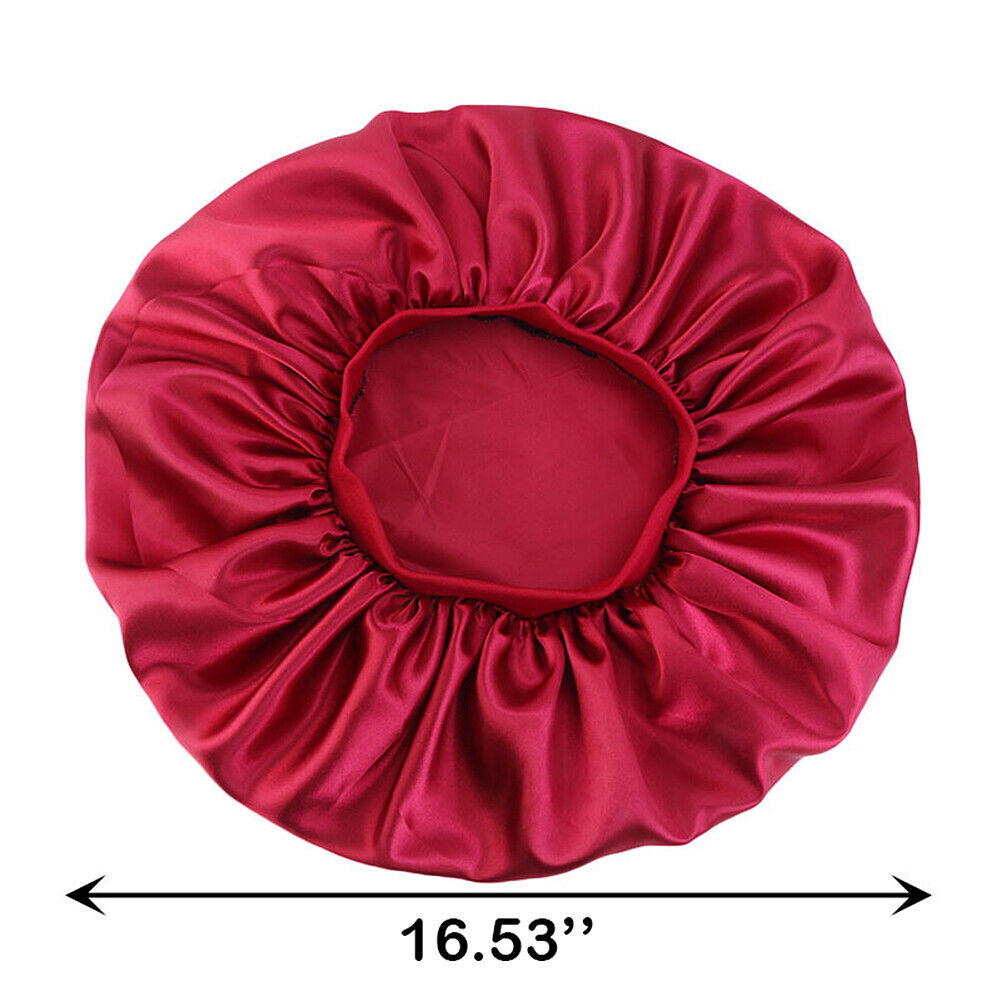 Kitcheniva Extra Large Long Hair Care Satin Bonnet Cap