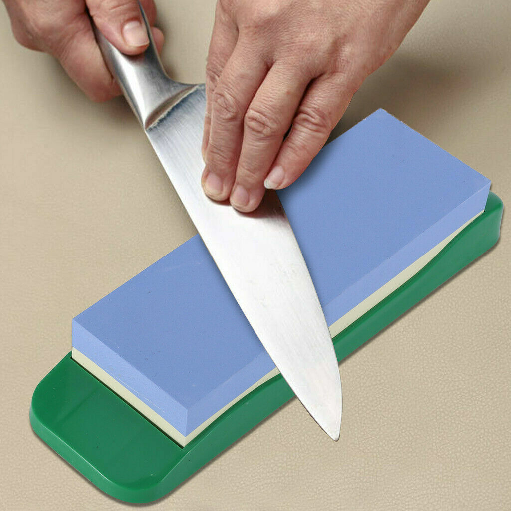 Kitcheniva Whetstone Knife Sharpener With Plastic Holder 1000/3000