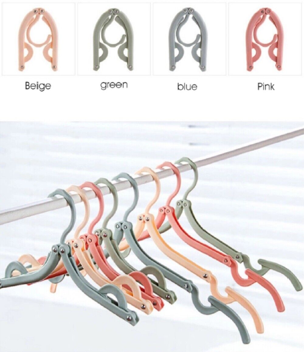 Kitcheniva 4-PCS Travel Hangers Folding