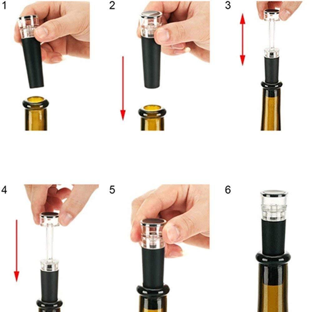 Kitcheniva 2 PCS Bottle Preserver Air Pump Stopper