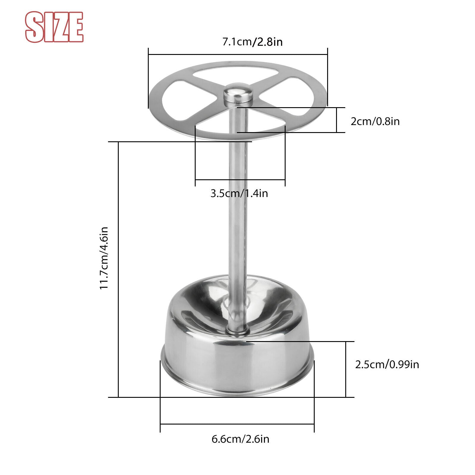 Kitcheniva Stainless Steel Toothbrush Holder