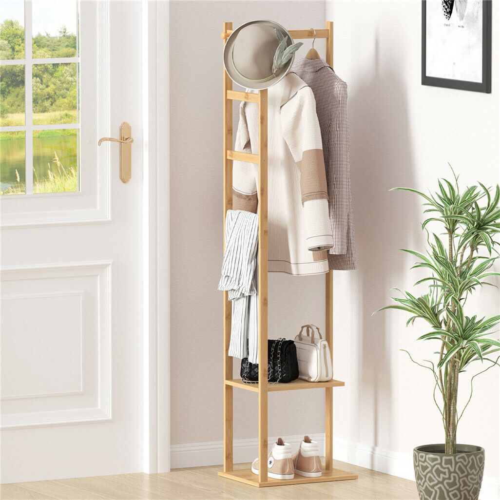 Kitcheniva Bamboo Coat Stand Rack