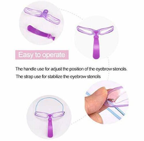 Kitcheniva 8 Styles Eyebrow Shaping Stencils Grooming Shaper