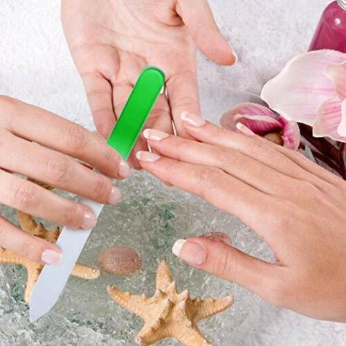 Kitcheniva 6-Pieces Double Sided Crystal Glass Nail Files