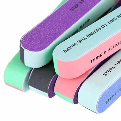 Kitcheniva 6 Nail File Buffer Shiner Finger Toe Polishing