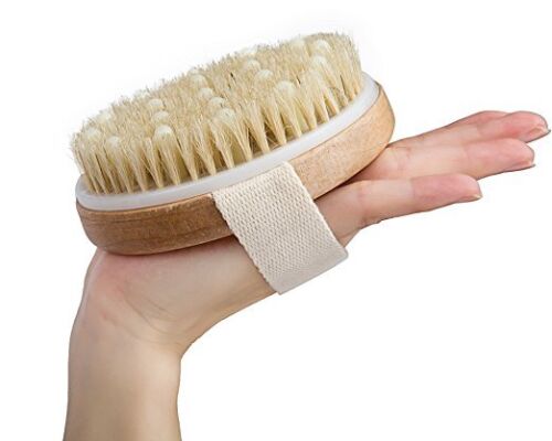 Kitcheniva Premium Natural Bristle Wooden Bath Brush Spa Scrubber