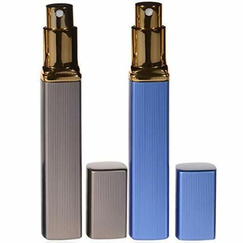 Kitcheniva 5-Pieces 12ml Mini Refillable Travel Perfume Atomizer Bottle Spray