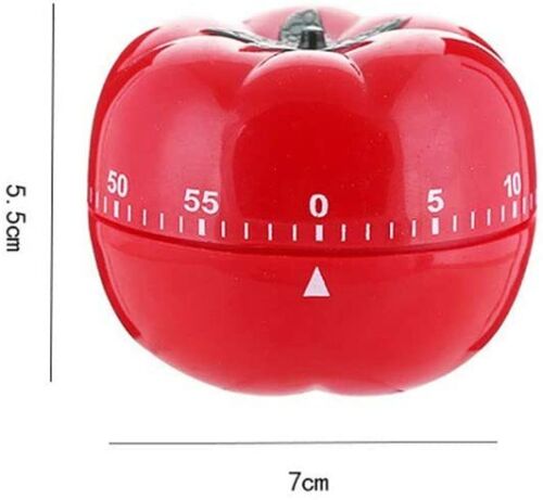 Kitcheniva Cooking Timer 60 Minutes, Tomato Shaped