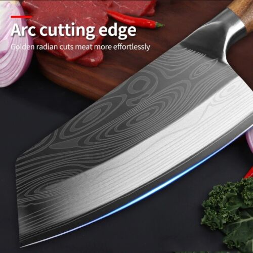 Kitcheniva Kitchen Stainless Steel Asian Chef Knife Butcher