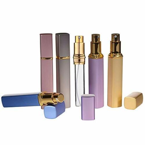 Kitcheniva 5-Pieces 12ml Mini Refillable Travel Perfume Atomizer Bottle Spray