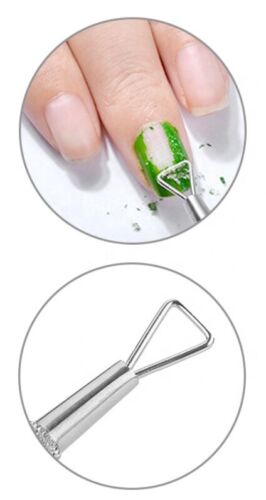 Kitcheniva 3-Pieces Cuticle Pusher Remover Nail Cleaner