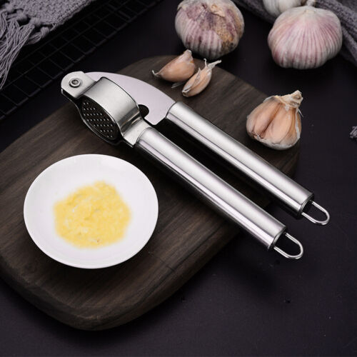 Kitcheniva Garlic Press Stainless Squeezer Steel Grinder Professional Masher Handheld Tool