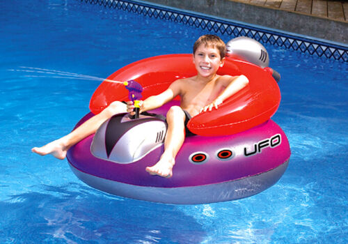 Kitcheniva Kool Splash Inflatable Pool Water Slide And Inflatable UFO Chair