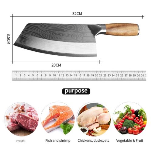 Kitcheniva Kitchen Stainless Steel Asian Chef Knife Butcher